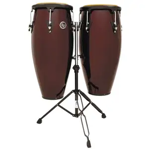 Comparateur de prix : Latin Percussion LP647NY-DW set de congas City Series finition dark wo...