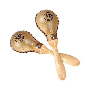 Comparateur de prix : Latin Percussion LP LP285 Paire de Maracas mini en Cuir brut 5,75"