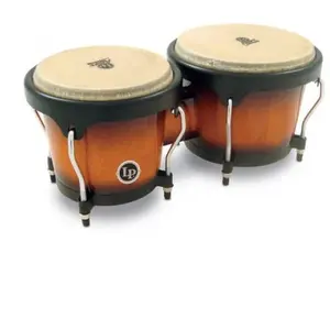 Comparateur de prix : LP Latin Percussion Aspire Bongos 6 3/4" + 8" Vintage Sunburst Rouge