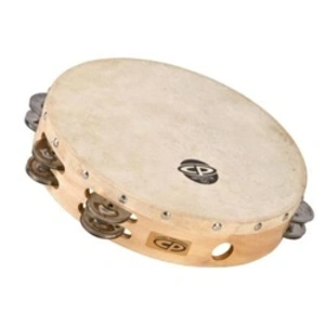 LP Latin Percussion CP380 Tambourinee en bois 10'' avec peau Beige