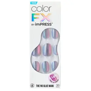 KISS Color FX im Press Faux ongles auto-adhésifs Fly Up 30 pcs pas cher