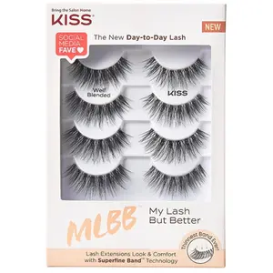 KISS My Lash But Better False Eyelashes Multipack - Well Blended pas cher