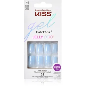 KISS Gel Fantasy Jelly Color Faux ongles Jelly Crushin 28 pcsVendu paronebioshop
