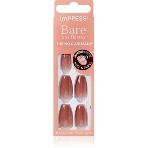 KISS imPRESS Bare but Better Faux ongles Flare 30 pcs