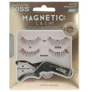 KISS Faux-cils magnétiques - 01 KEML01 pas cher