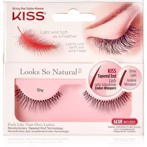 Comparateur de prix : KISS Kit de 1 paire Faux-Cils Looks So Natural "Shy"