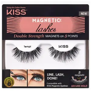 Kiss - Maquillage - Faux cils aimantés pour eyeliner magnétique Tempt pas cher