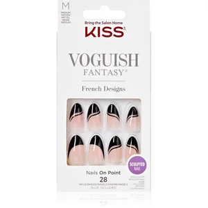 Comparateur de prix : KISS Voguish Fantasy Magnifique Faux ongles medium 28 pcs