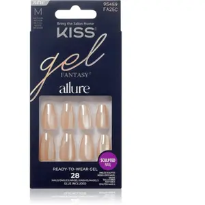 KISS Gel Fantasy Allure Faux ongles MoonBeam 28 pcsVendu parnotino