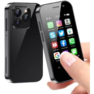 SOYES XS14 Pro petit smartphone 3,0 pouces Android 9.0 Face ID RAM 3 Go ROM 64 Go 2600mAh OTG double SIM 4G petit téléphone NoirVendu parcdiscount
