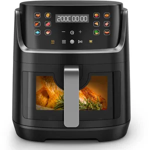 CIRCLIO 8.5L Friteuse Air fryer XXL,1785W Friteuse sans huile,Température Régl... pas cher