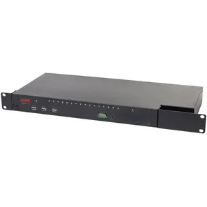 Non communiqué APC KVM1116R commutateur écran, Clavier et Souris Grille de Montage Noir