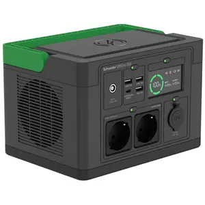 APC Schneider OffGrid 330 - Centrale électrique portable - LCD, lithium-ion, 2 prises schuko CEE 7/3, onde sinusoïdale, 3 USB-A, 1 USB-C, chargeur sans pas cher