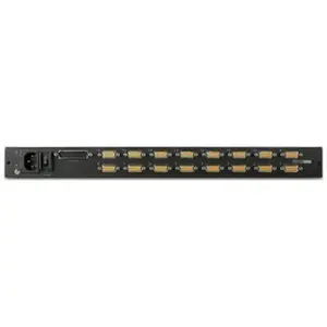 APC - AP5816 - 17 Pouce Rackmount LCD Console avec Analogue à 16 Ports Intégré KVM Commutateur - Noir