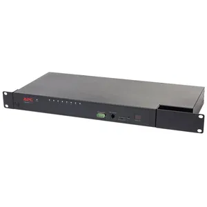 APC KVM0108A commutateur écran, clavier et souris Grille de montage Noir pas cher