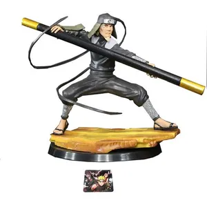 Non communiqué Figurine Naruto Sarutobi 16cm avec tapis de souris Naruto pas cher