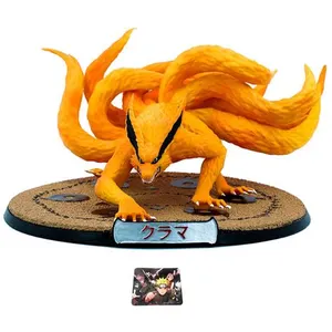 Non communiqué Figurine Naruto zorro de nueve colas 15cm avec tapis de souris Naruto pas cher