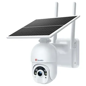 Comparateur de prix : Caméra Surveillance WiFi Extérieure avec Panneau Solaire Ctronics Camé...