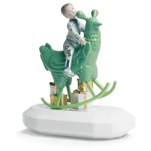 Lladró THE ROCKING CHICKEN RIDE