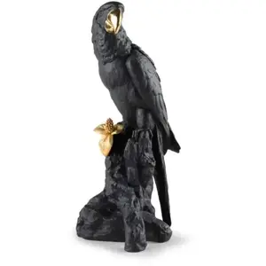 Lladró MACAW (BLACK/GOLD)