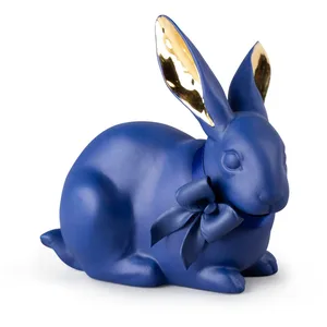 Comparateur de prix : Lladró ATTENTIVE BUNNY - BLUE AND GOLD
