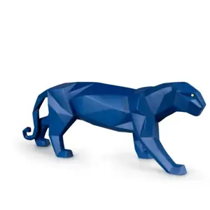LLADRO' PANTHER BLUE pas cher