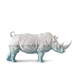 Lladró WHITE RHINO - UNDERWATER