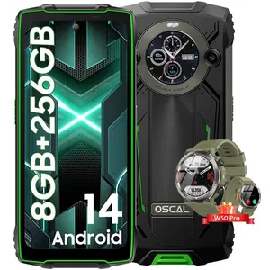 OSCAL PILOT 2 Smartphone Incassable 6.5" Double Écran (8+16)Go+256Go 5...