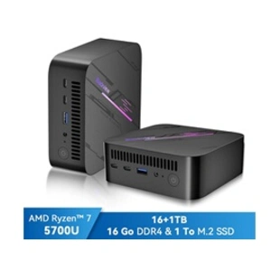 Mini PC Blackview MP100 AMD Ryzen  7 5700U 4.3GHz Max 16 Go 512 Go-SSD...Vendu parcdiscount
