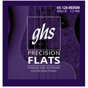 GHS 3050M-5 - Jeu de cordes Basse 5 cordes - Medium 45-126