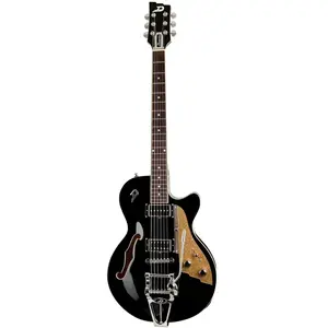 Comparateur de prix : Duesenberg Starplayer TV Black guitare semi-hollow body avec étui