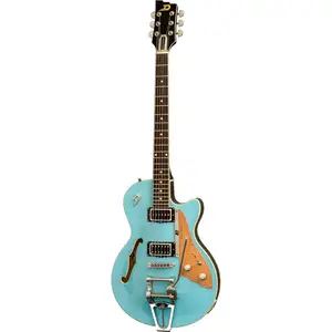 Duesenberg Starplayer TV Narvik Blue guitare semi-hollow body avec étu...Vendu parbax-music