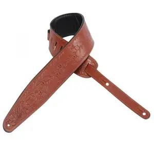 Levys PM44T01 Sangle Cuir Gravée Country Style Walnut