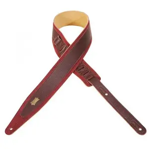 Comparateur de prix : Levy's MS317CO-BRG - Sangle cuir et daim extra souple - Burgundy