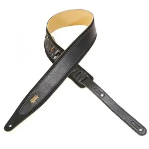 Comparateur de prix : Levy's MS317CO-BLK - Sangle cuir et daim extra souple - Black