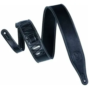Comparateur de prix : Levys Leathers M17SS-BLK sangle de guitare en cuir (noir)