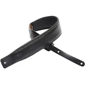 Comparateur de prix : Levy's DM1PD   BLK Sangles de guitare en cuir de 3'' - Noir