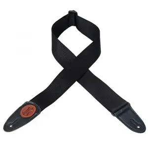 Comparateur de prix : Levy's MSS8-BLK - Sangle nylon logo Levy's en cuir - Black