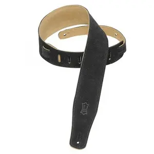 Comparateur de prix : Levy's MS26-BLK Sangle de Guitare Suede Leather Suede Backing 2 1/2" - Black