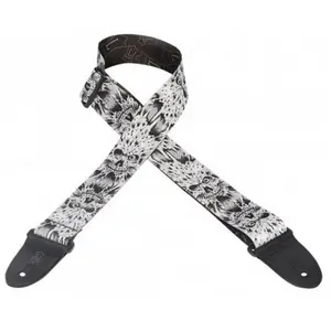 Comparateur de prix : Levys Leathers MP-16 sangle guitare en tissu polyester imprimé
