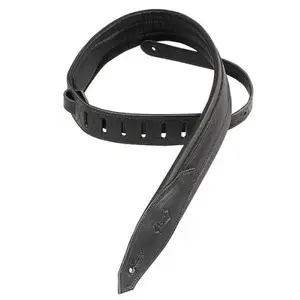 Comparateur de prix : Levy's MSS80-BLK - Sangle avec rembourrage logo Levy's estampé - Black