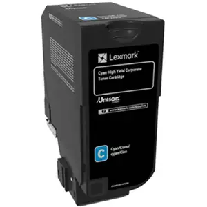 Comparateur de prix : Lexmark 74C2HCE Cartouche de toner 1 pièce(s) Original Cyan
