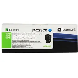 Comparateur de prix : Lexmark 74C2SC0 Cartouche de toner 1 pièce(s) Original Cyan