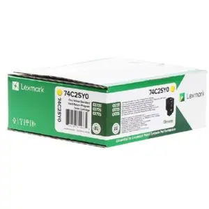 Comparateur de prix : Lexmark 74C2SY0 Cartouche de toner 1 pièce(s) Original Jaune