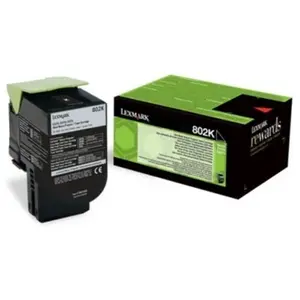 Comparateur de prix : Lexmark 802K - noir - original - cartouche de toner - LCCP, LRP