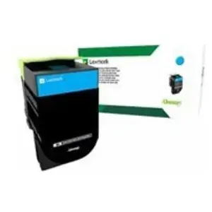 Comparateur de prix : Lexmark 80C2XC0 Cartouche de toner compatible avec Imprimante, Cyan Bleu