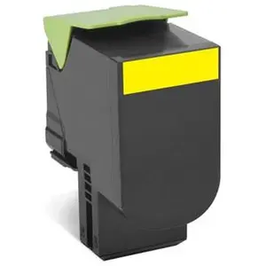 Cartouche de toner jaune lexmark toner 80c2xy0 - rendement jusqu'à 4000 pages pas cher