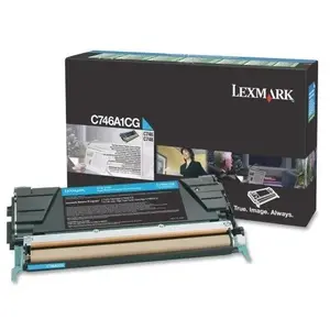Lexmark - C746A1CG - Cartouche laser pour Lexmark C746/C748 - Cyan pas cher