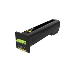 Lexmark - a rendement eleve - jaune - original - cartouche de toner - ... pas cher