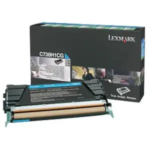 Comparateur de prix : Lexmark C736H1CG - Cyan - Toner - Grande capacité